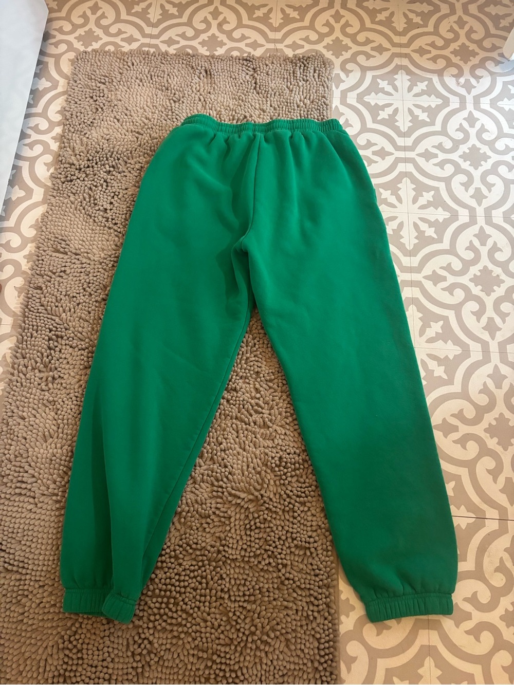 Adult Green White Fox Sweatpants